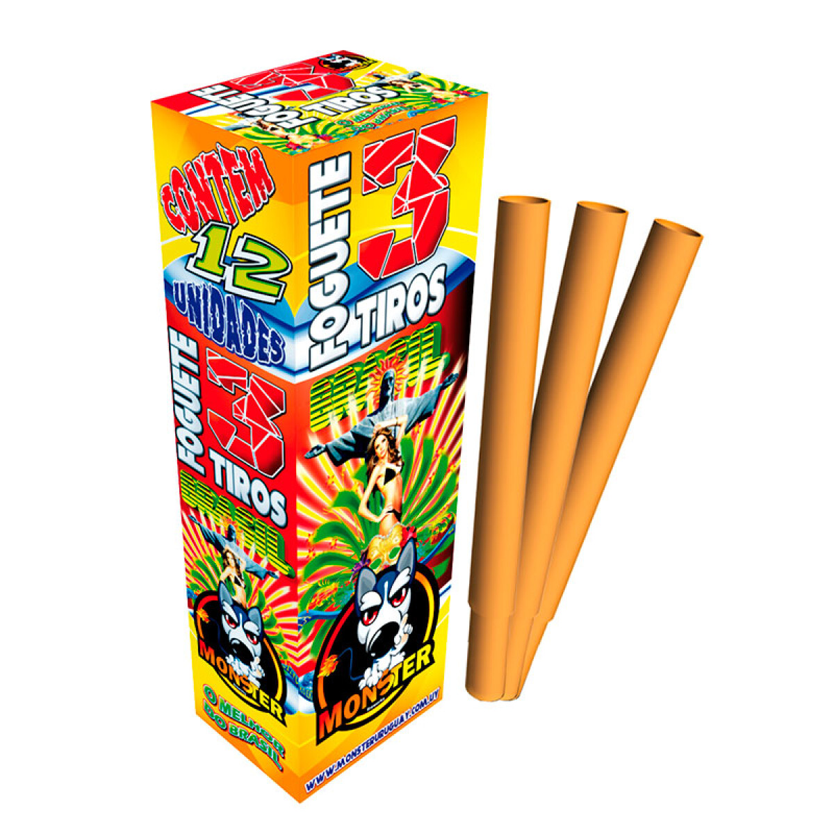 Fogueta BRasilera 3T Monster 