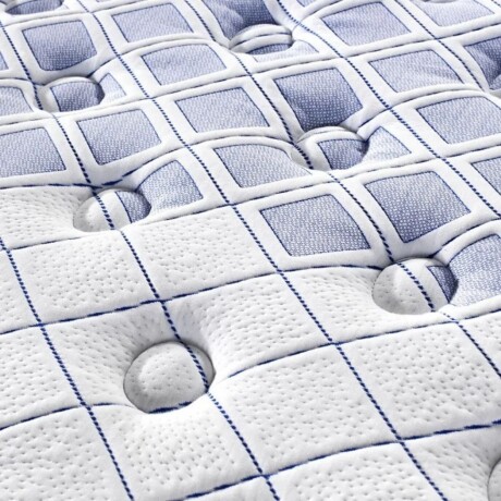 Sommier King Cama + Colchon Hamptons Hybrid Rhenium Negro