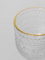 Copa Dots Borde Dorado Estampado 4