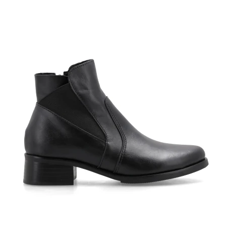 BOTA VENET - CUERO POSITANO NEGRO