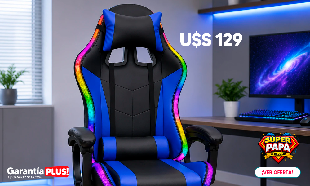 Oferta especial: ¡Silla RGB para papá!