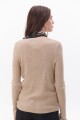 SWEATER ESCOTE V BEIGE