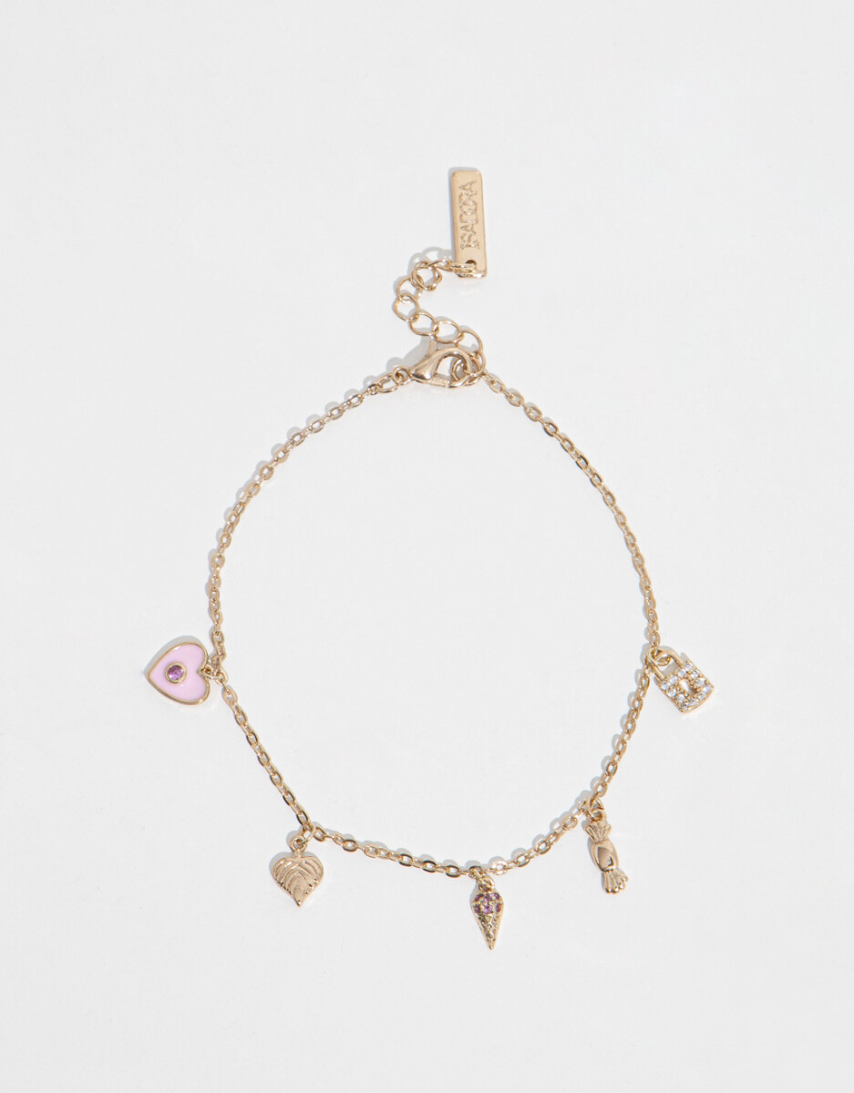 Pulsera Con Multi Charms 