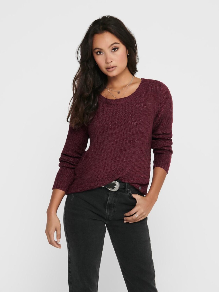 Sweater Geena - Tawny Port 