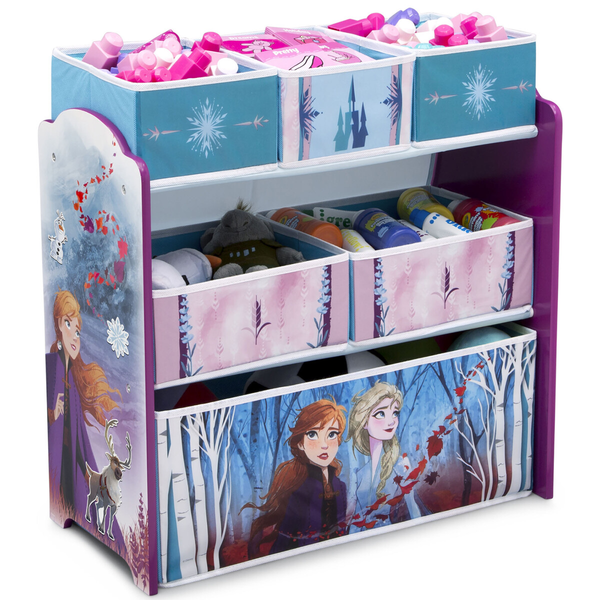 Organizador infantil Frozen de 6 contenedores Delta Children 