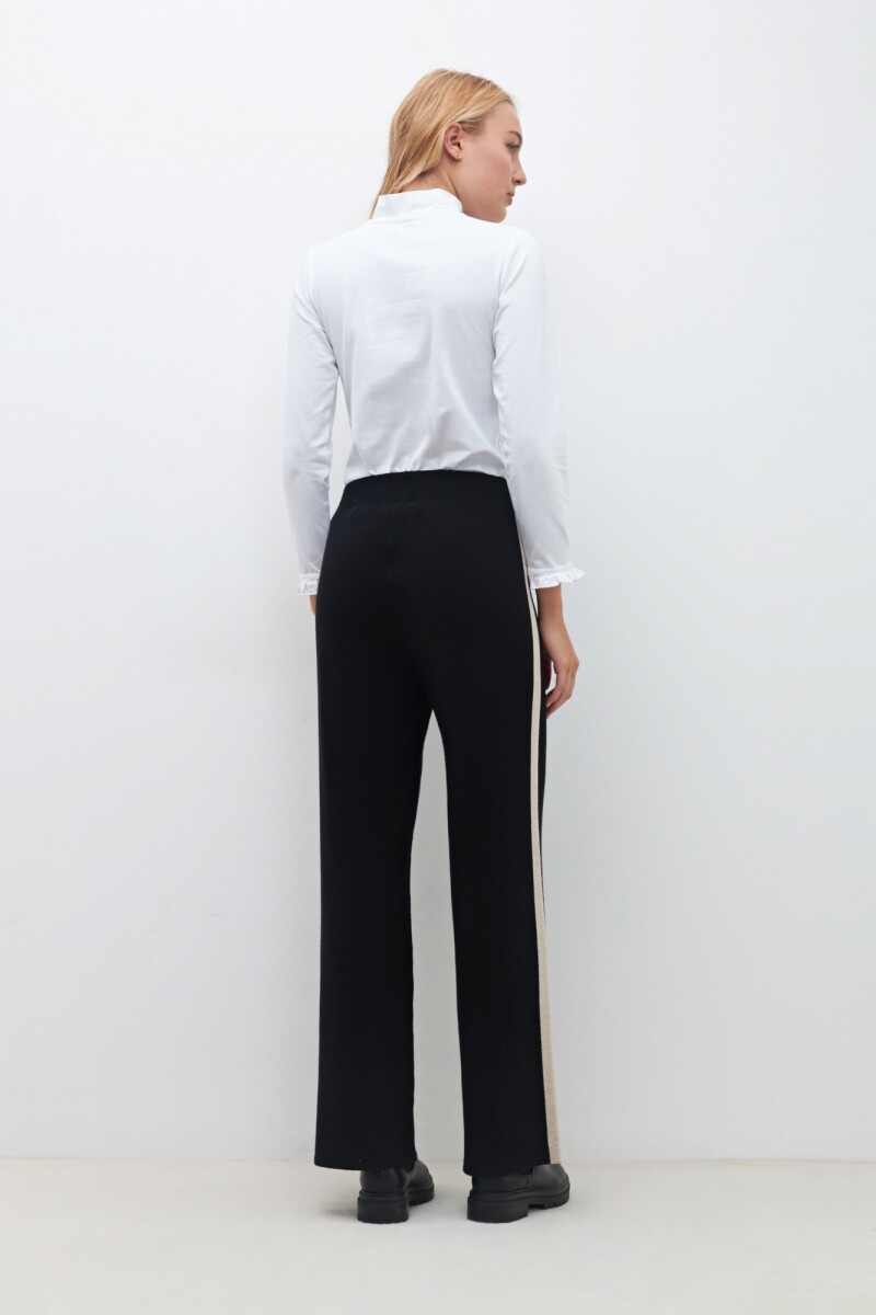 Pantalón tejido negro