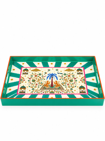BANDEJA RECTANGULAR MULTICOLOR