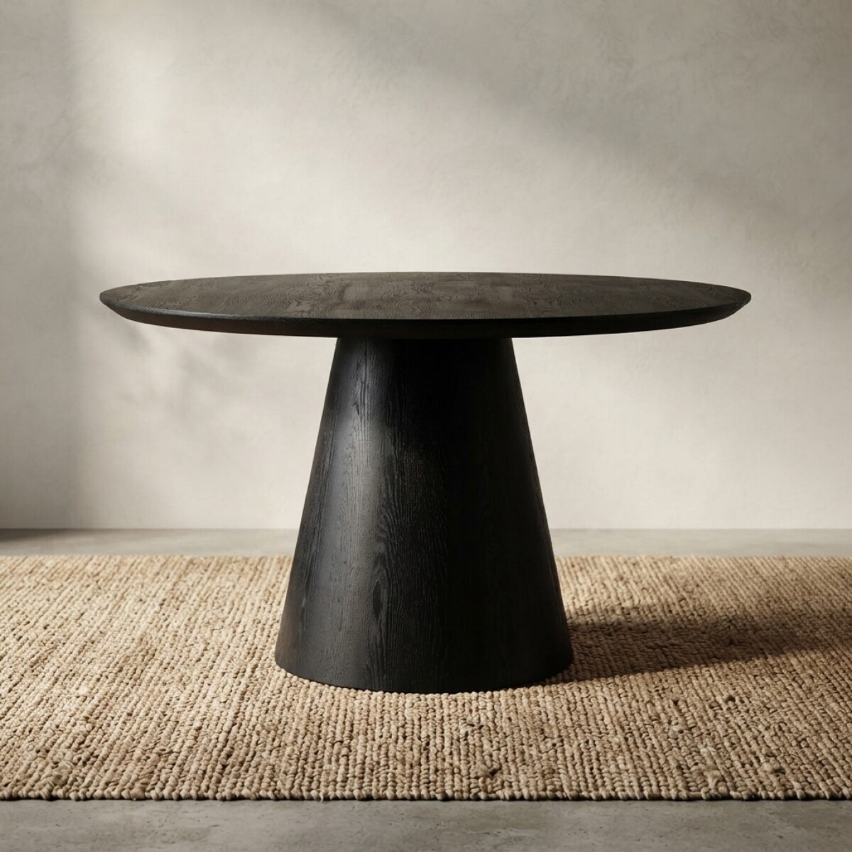 Mesa De Comedor Cone Negro 136 Cm 