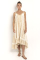 VESTIDO MIDI CLÁSICO Natural