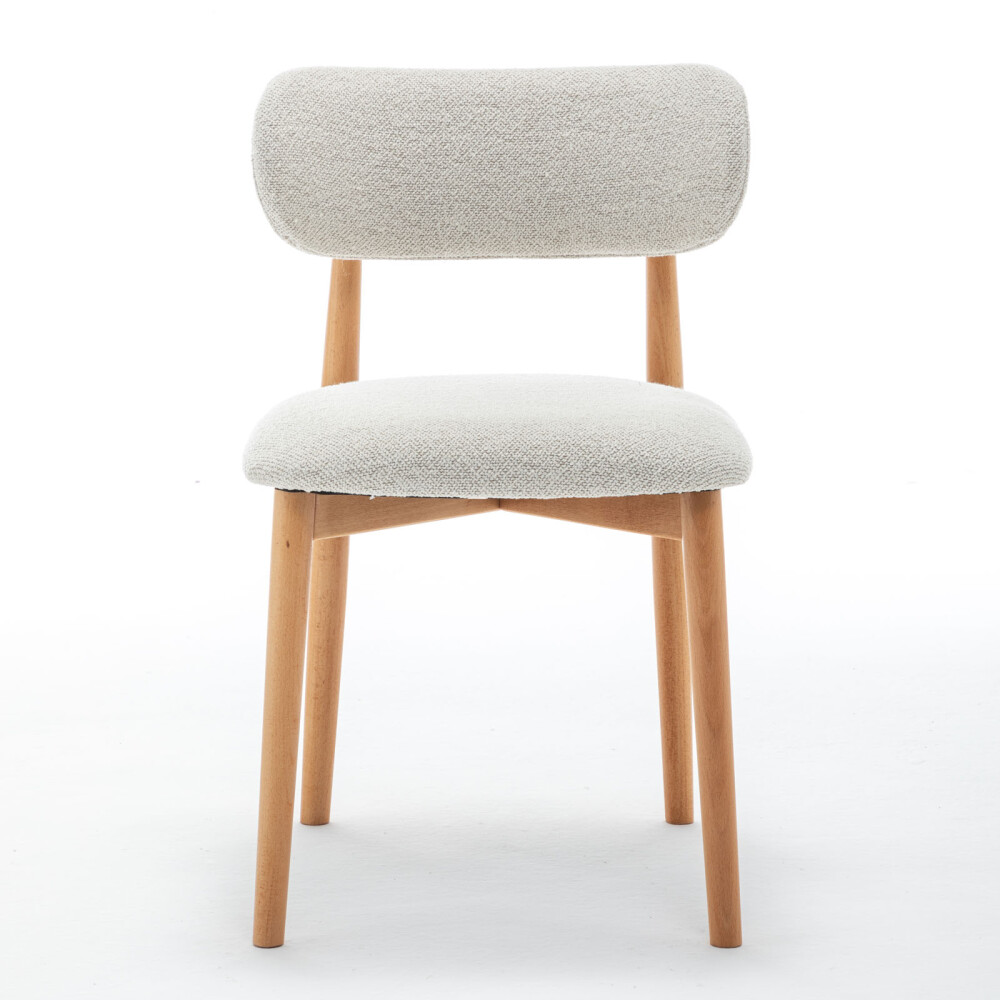 SILLA DE COMEDOR MADERA NATURAL-BEIGE SARAH