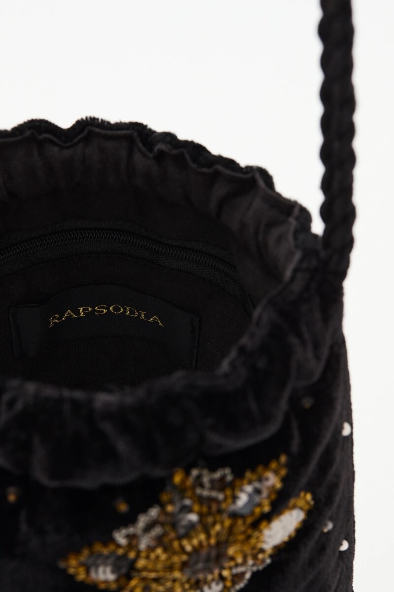 Cartera Naga Flower Negro