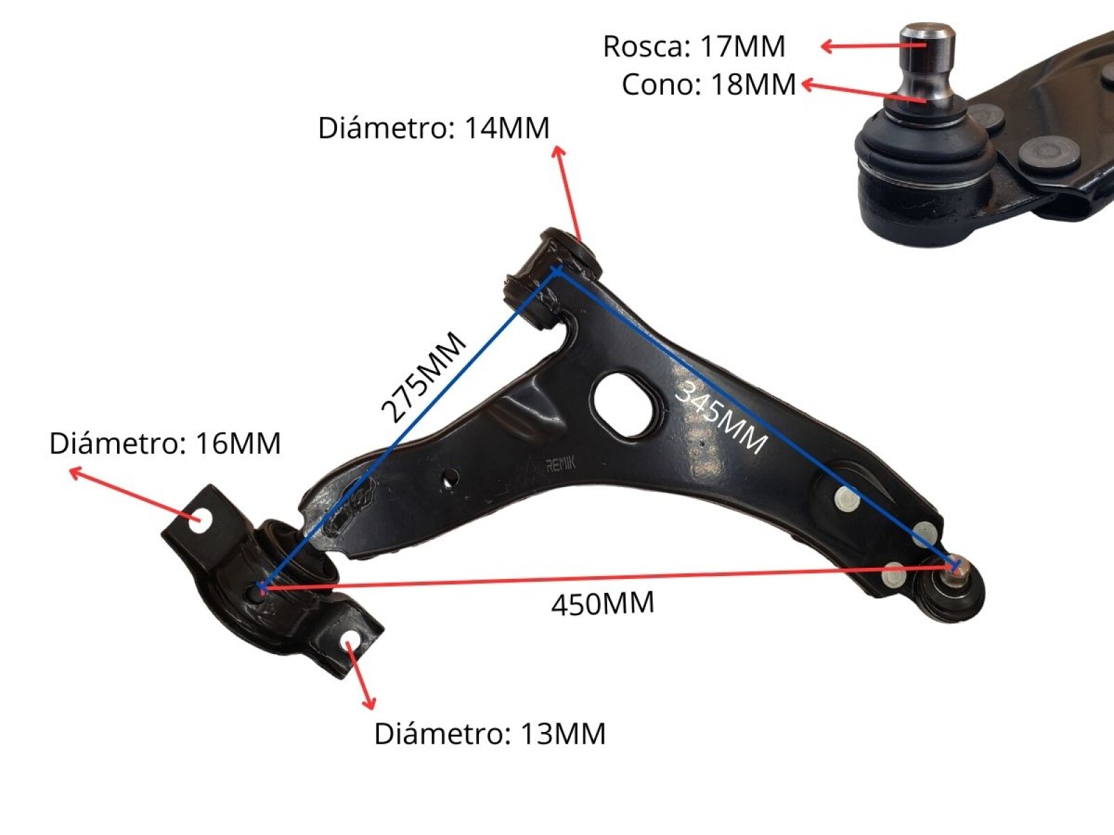 Parilla De Suspension Delantera Ford Focus 98-05 Izq 
