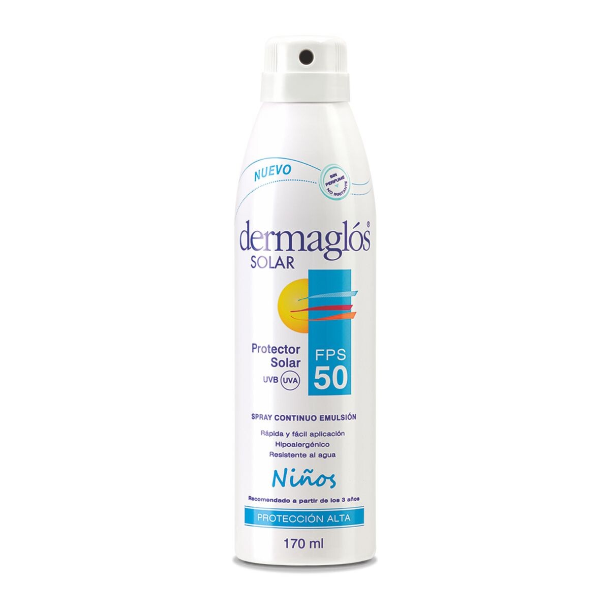 DERMAGLOS SOL NIÑO FPS50 SPRAY CONT.INV. 