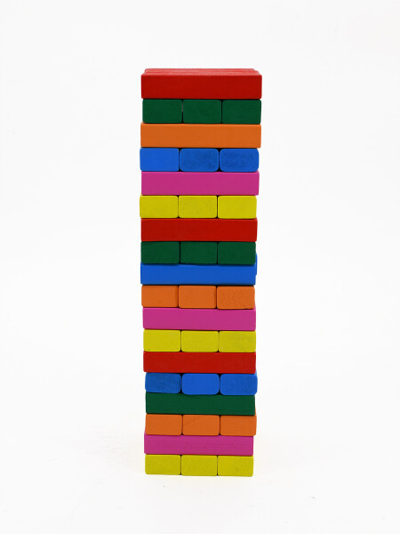 TORRE DE MADERA COLORES MULTICOLOR.