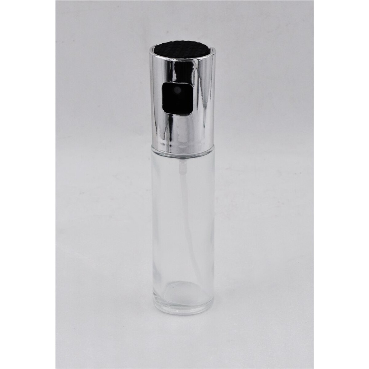 ROCIADOR DE ACEITE MANUAL 100ML CROMADO PLATA 