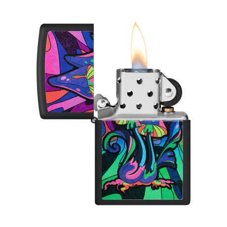 Encendedor Zippo Negro C/diseño 0