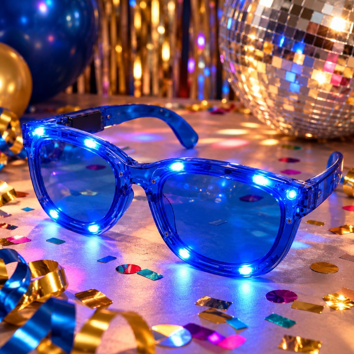 Lentes Gigantes con Luz - Azul 