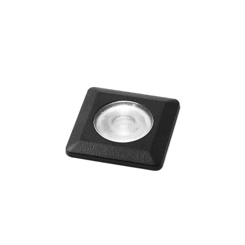 Luminaria de embutir LED piso negra IP67 50x50mm FL0946X