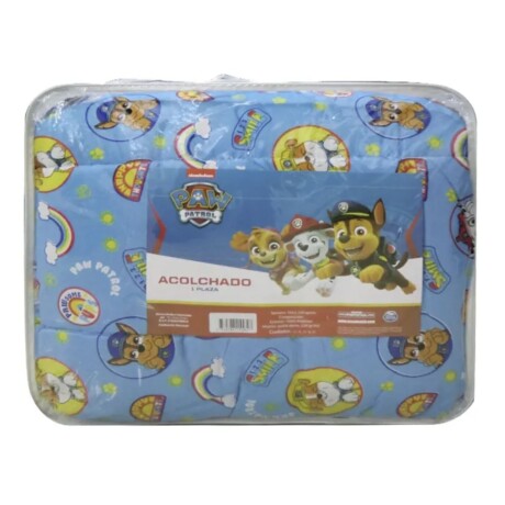 Acolchado Nickelodeon Infantil 1 Plaza Paw Patrol Celeste Acolchado Nickelodeon Infantil 1 Plaza Paw Patrol Celeste