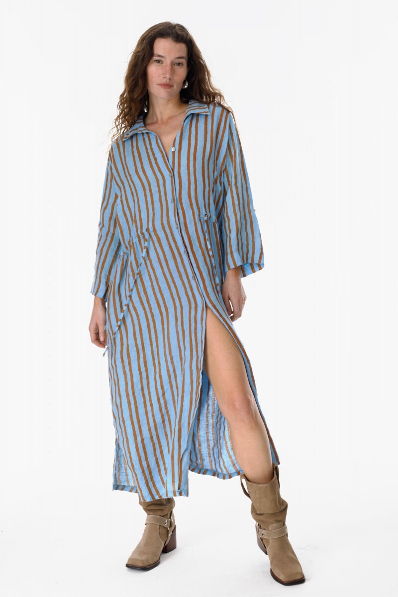 Camisola Felipa Celeste/Camel