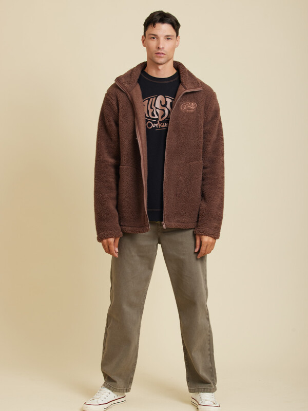 CAMPERA SAYER ( SHERPA) RUSTY MarrÓn