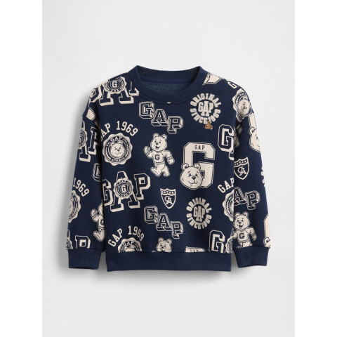 VARSITY LOGO CREW TAPESTRY NAVY