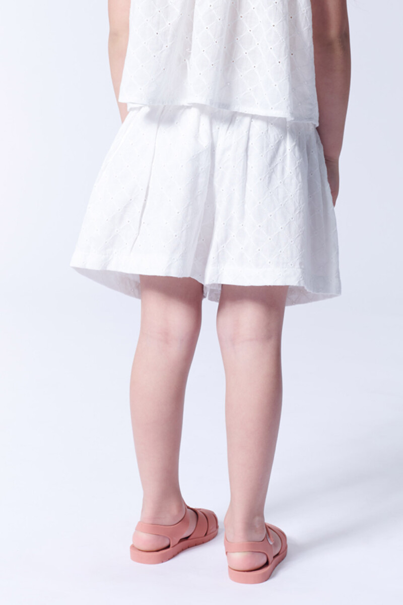 Short borderie Blanco