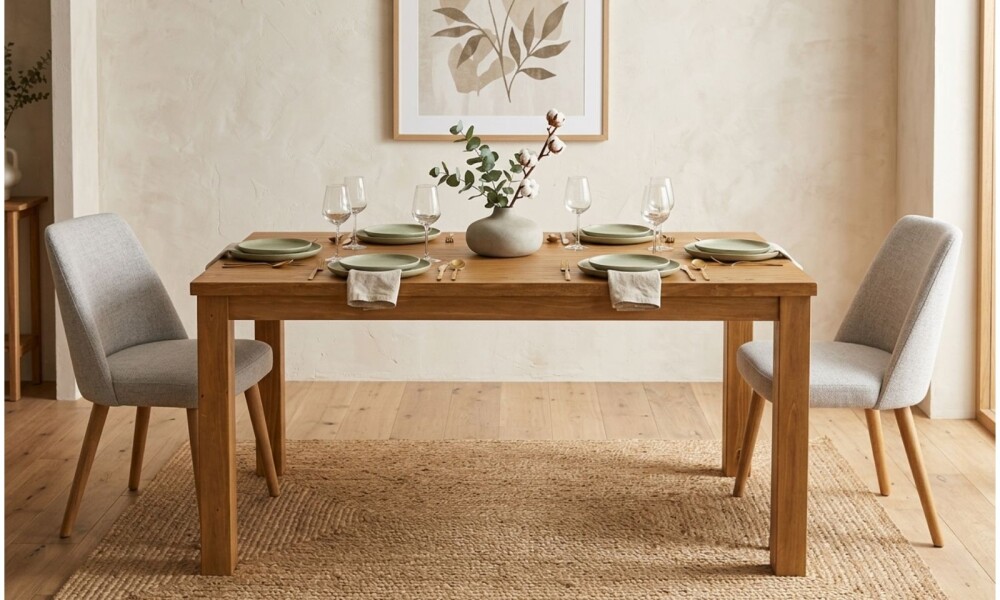 Mesa Comedor Cepillada 1.60 m MUESTRA Mesa Comedor Cepillada 1.60 m MUESTRA