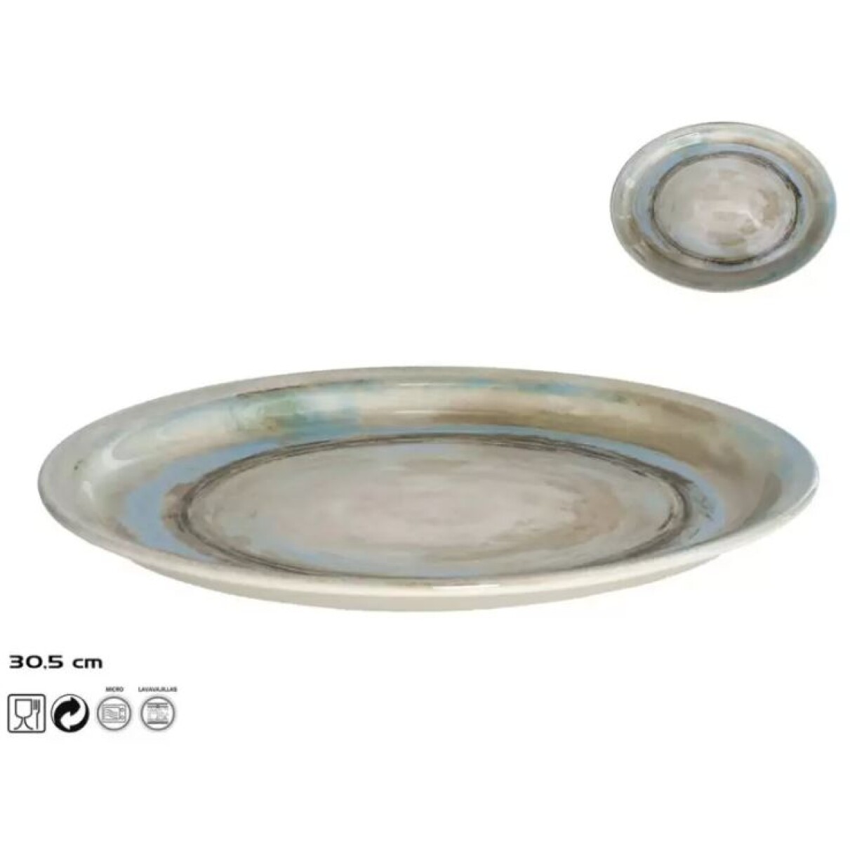 Fuente Oval Granada 30.5 Cm 