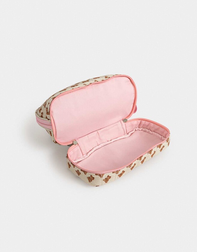 Porta Cosméticos Necessaires - Estampado Flores