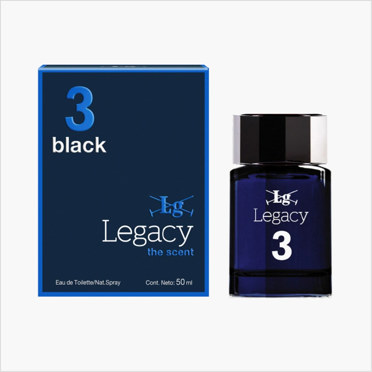Perfume Legacy 3 Black Natural Edt 50 ml 
