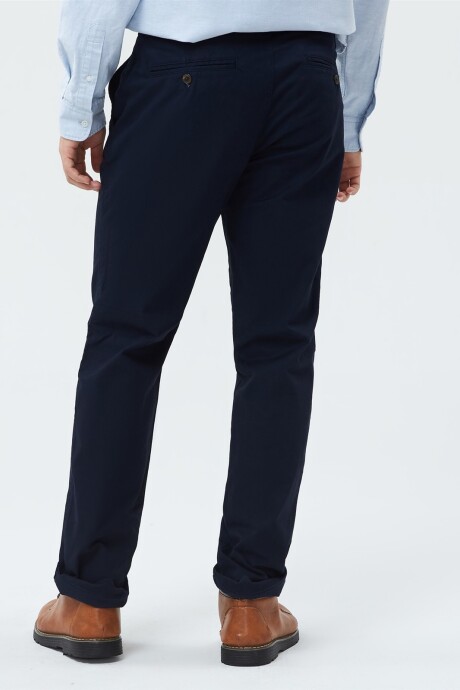 Pantalón Khaki Straight Hombre New Classic Navy