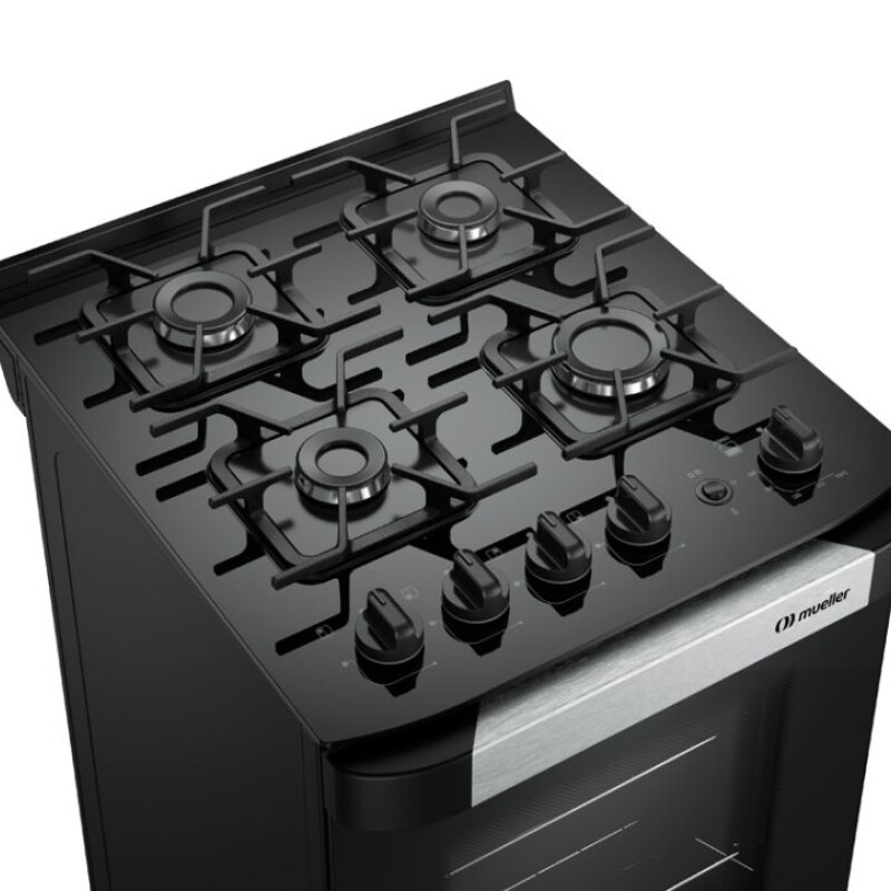 Cocina Mueller 4 hornallas Cocina Mueller 4 hornallas Negra