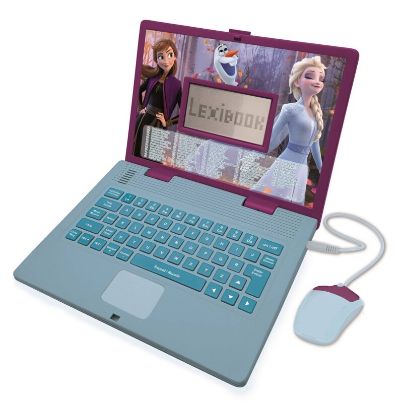 Laptop Disney Lexibook educativa bilingüe diseño Frozen
