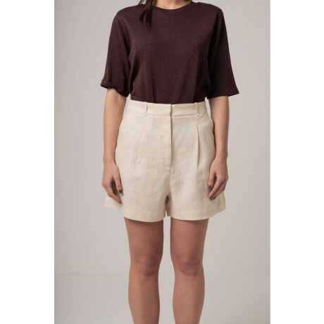 Short Sari Off White