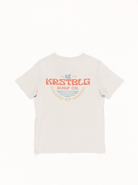 REMERA WAVES GRIS