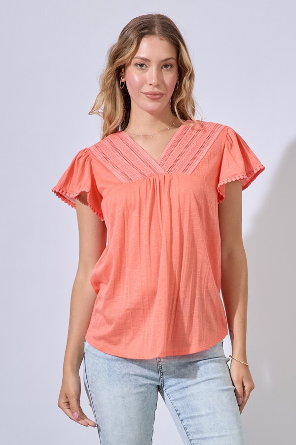 Blusa Puntilla CORAL