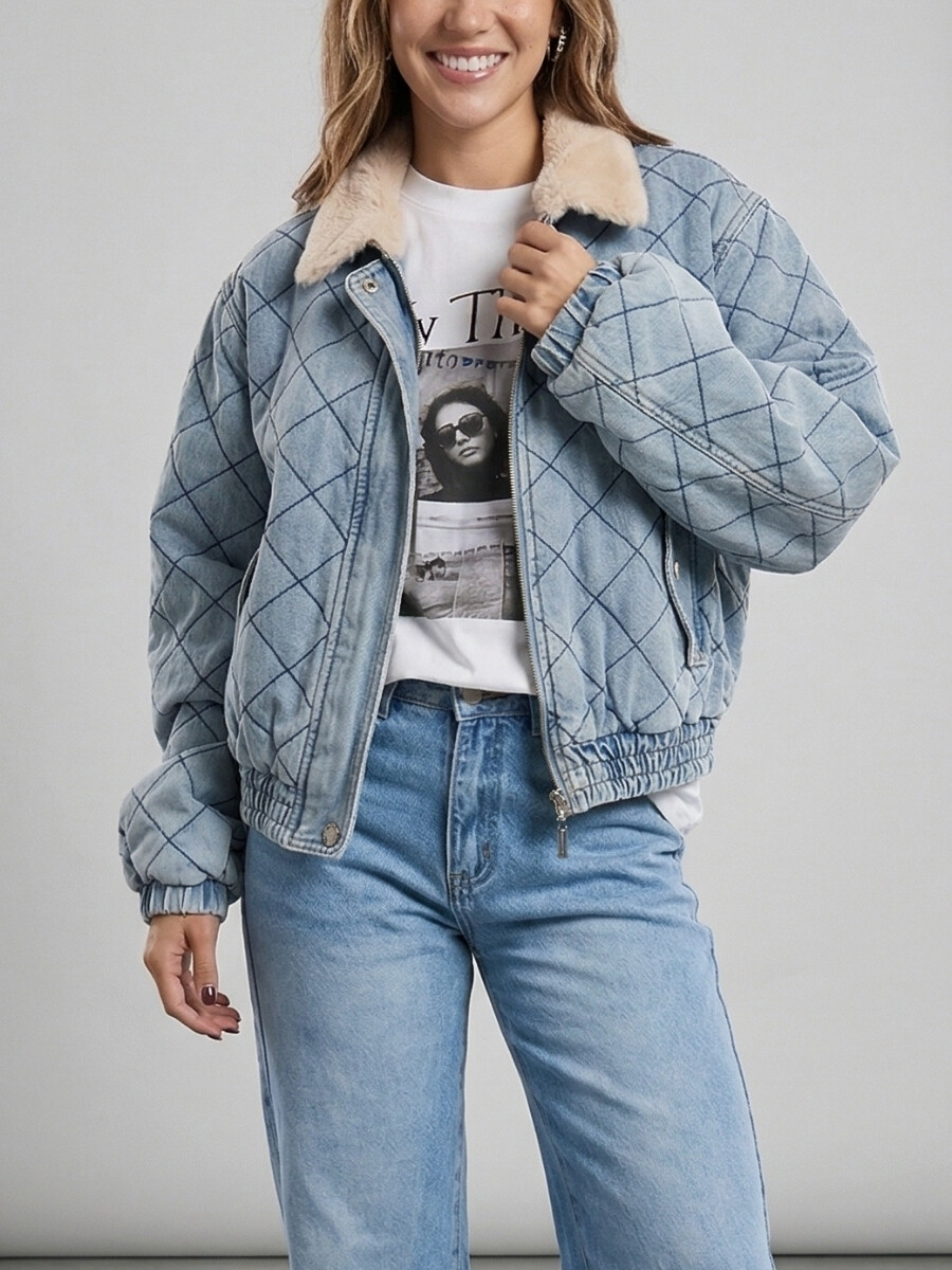 Campera New York - Azul Claro 