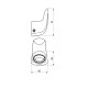 Percha Simple Oro Cepillado Fv Epuyen GAMAS DE AMARILLO