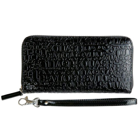 Billetera Monedero Tarjetero Squash Nagore NEGRO