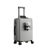 Valija rigida Lumax Sapporo con portavaso Gris