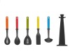 Set de 5 utensilios de cocina con soporte giratorio 360° Joseph Joseph Duo Set de 5 utensilios de cocina con soporte giratorio 360° Joseph Joseph Duo