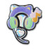 Jibbitz Holographic Headphones Multicolor