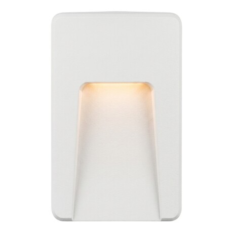 ARTEFACTO EXTERIOR DE PARED RECTANGULAR MOREIRA 3W Luminaria De Exterior De Pared Rectangular Moreira 3W Blanco
