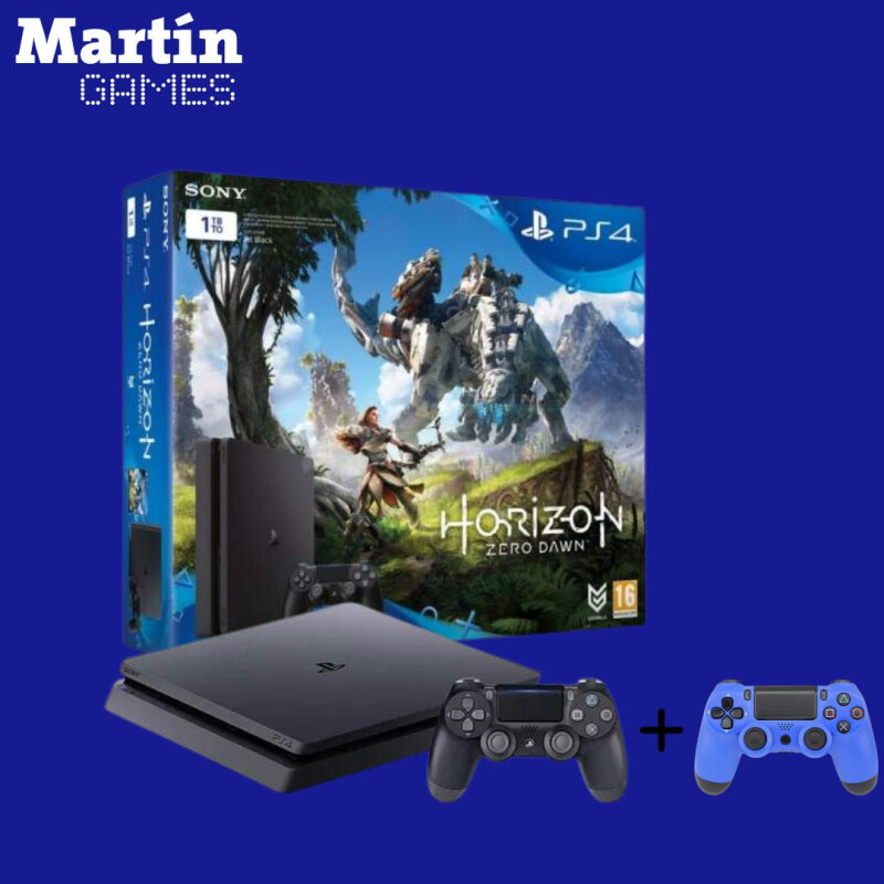 PS4 1TB 0KM + HORIZON ZERO DAWN +1 JOYSTICK EXTRA COMPATIBLE PS4 1TB 0KM + HORIZON ZERO DAWN +1 JOYSTICK EXTRA COMPATIBLE