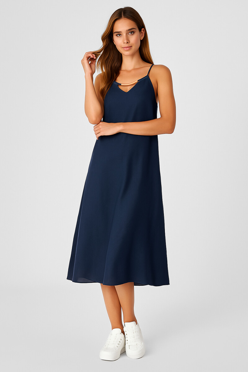Vestido Chu - Azul Marino 