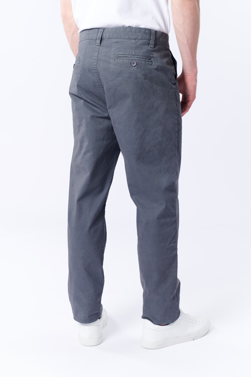 Pantalón Chino Gris Oscuro