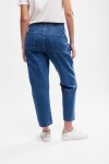 Jean mom Azul