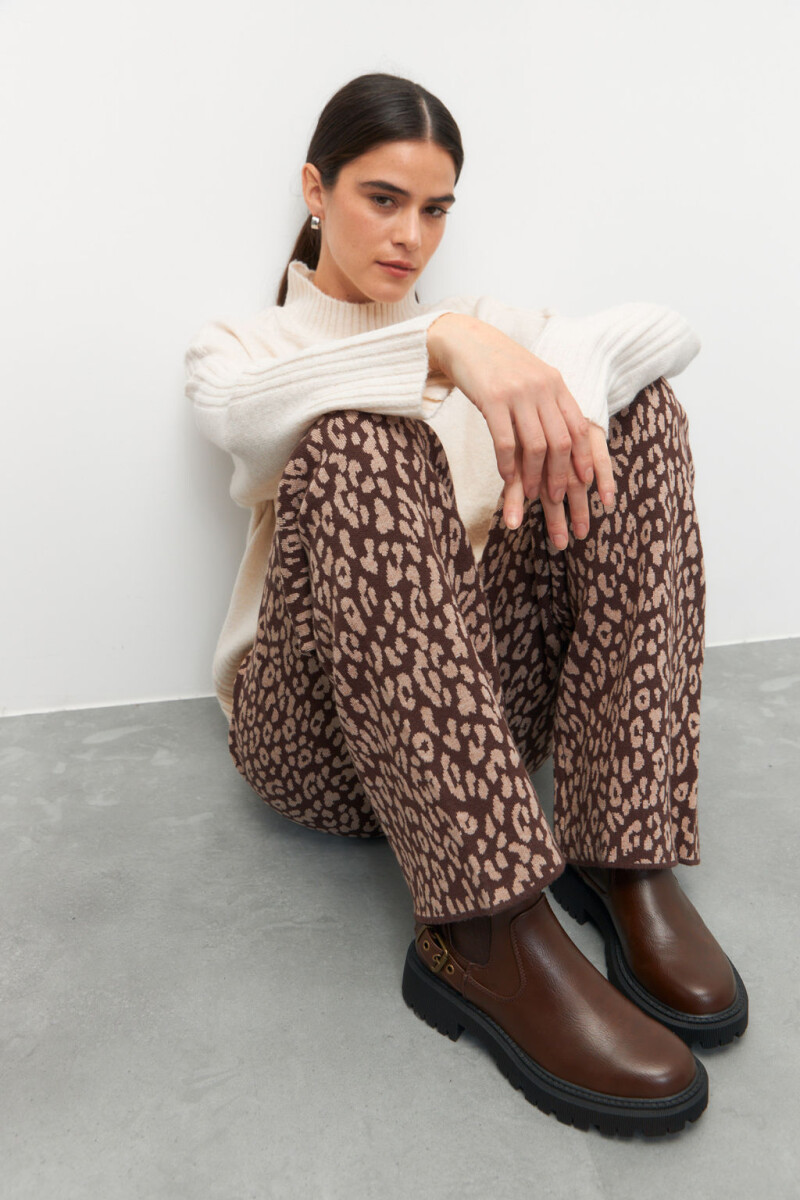 PANTALON ANIMAL - Chocolate 