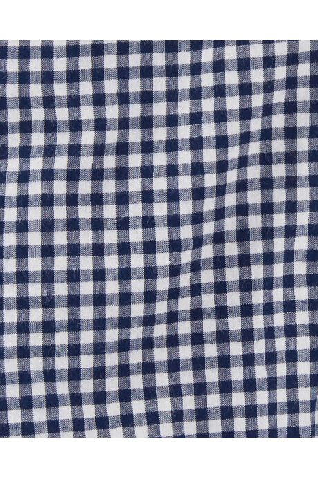 Body de algodón tipo camisa diseño a cuadros 0